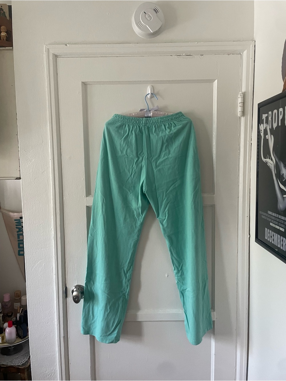 Brandy Melville Teal Sweatpants - Picture 2 of 3
